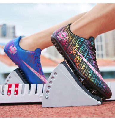 Track & Field Shoes Couples Track and Field Shoes Spikes Shoes Athletics Lightweight Male Running Nails Sneakers Race shoes