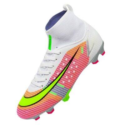 2022 New Outdoor Men Soccer Shoes AG Grass Training Sport Footwear