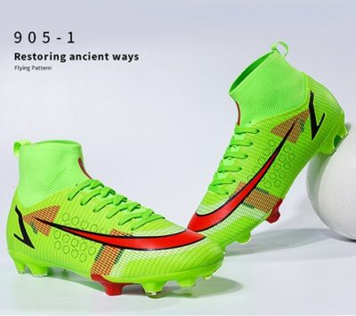2021 New Outdoor Men Soccer Shoes Boys Kids Football Boots TF Hard Court Sneakers AG Grass Training Sport Footwear Dropshipping