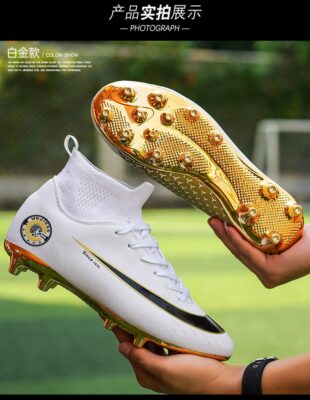 High Quality Soccer Shoes Neymar Football Boots Futsal Chuteira Campo Cleats Men Training Sneakers Ourdoor Women Footwear TF/AG