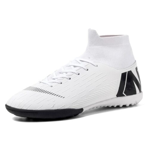 High Ankle Long Spikes Outdoor Soccer Shoes Men's Training Cleats